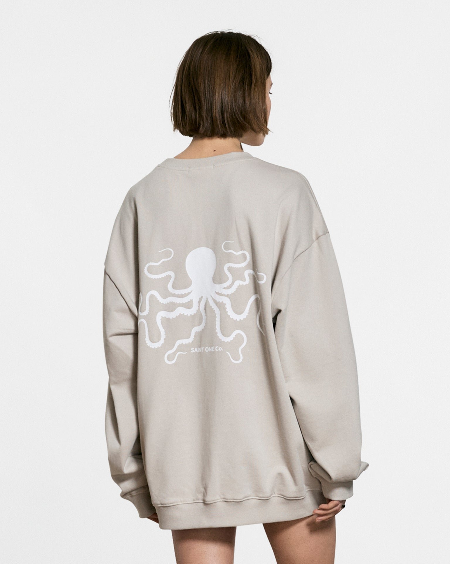 PRIMA OCTO SWEATSHIRT // LIGHT TAUPE