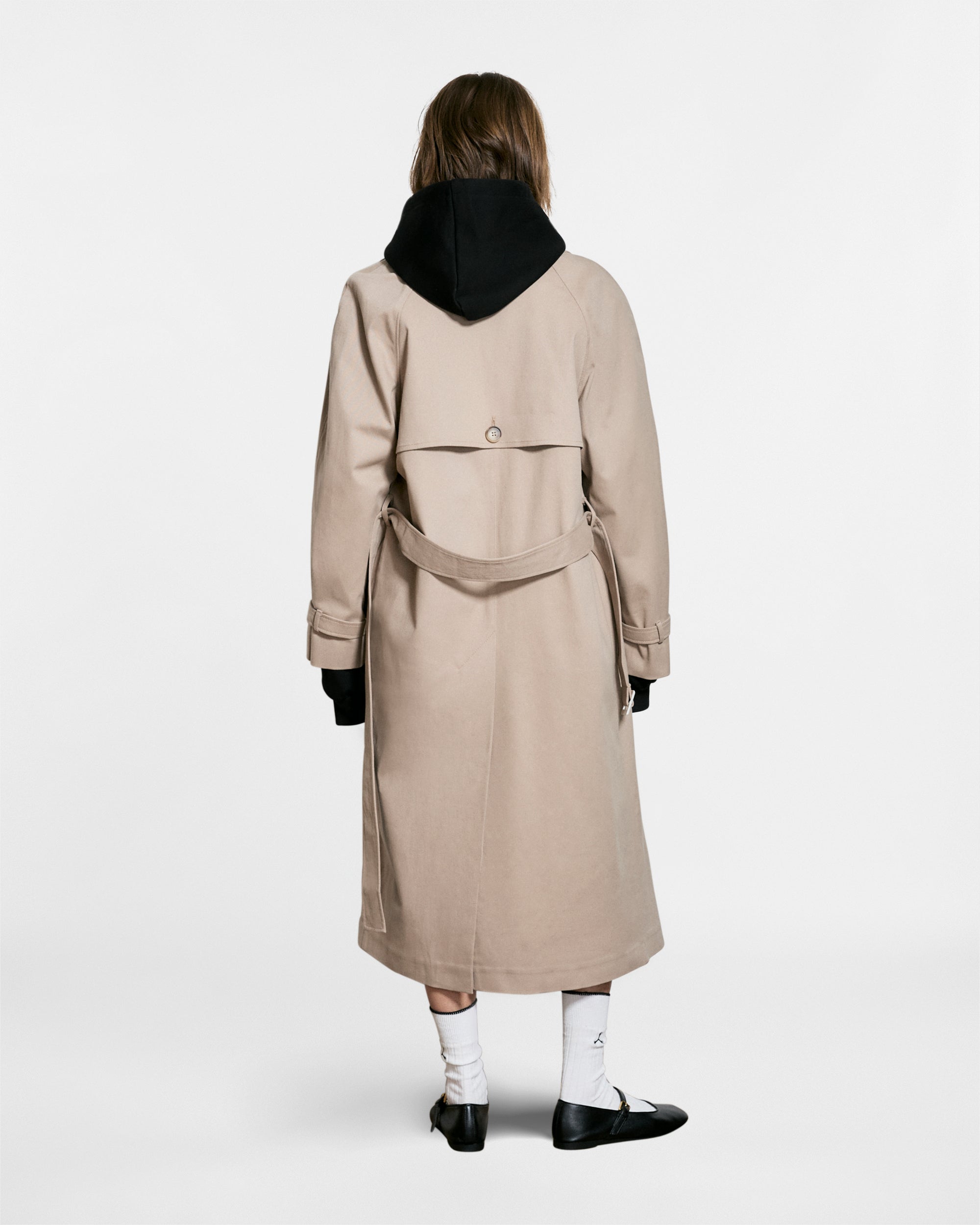 IDOLS TRENCH COAT // TAUPE x PEARL