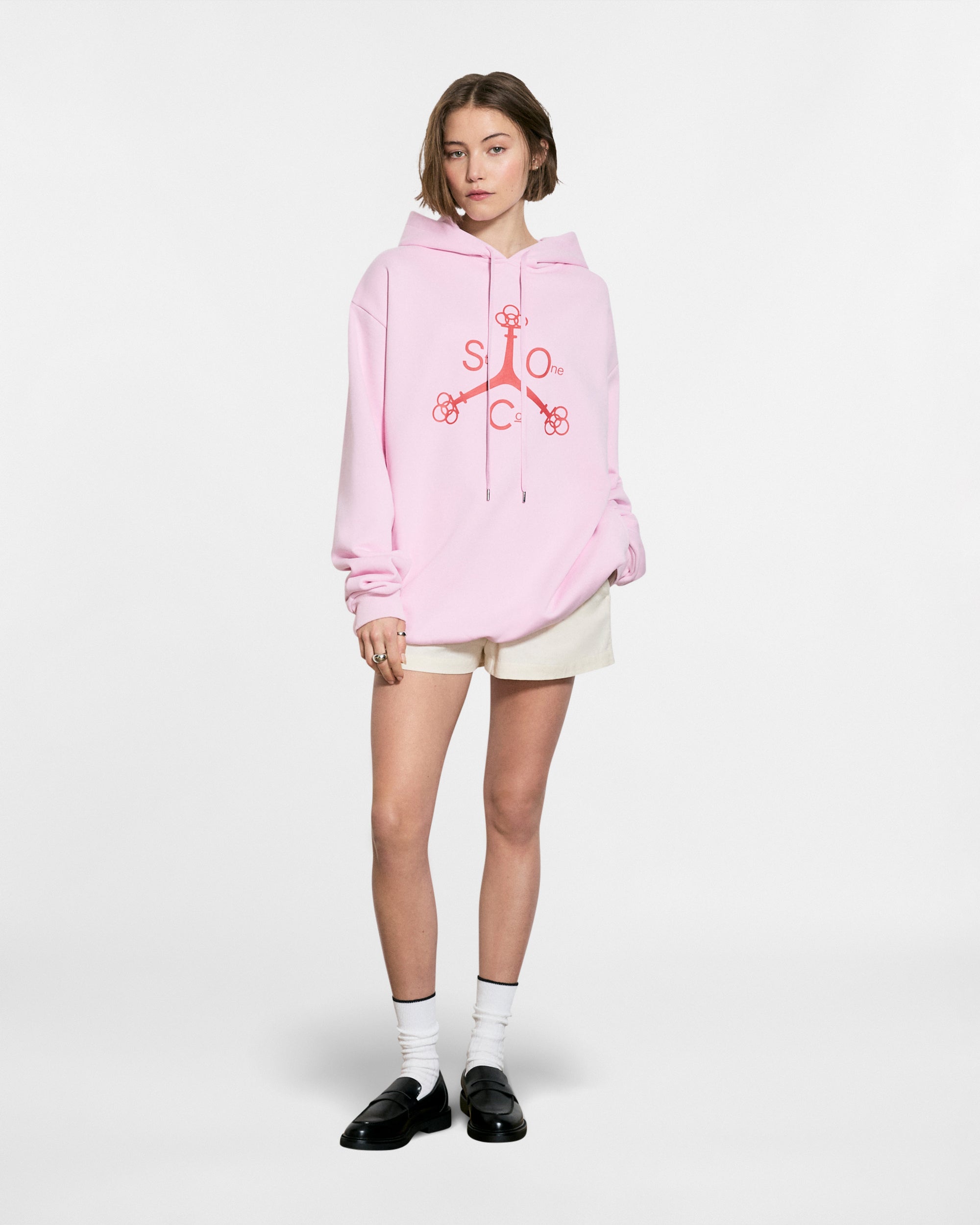SAINT ONE HOODIE // BUBBLEGUM PINK