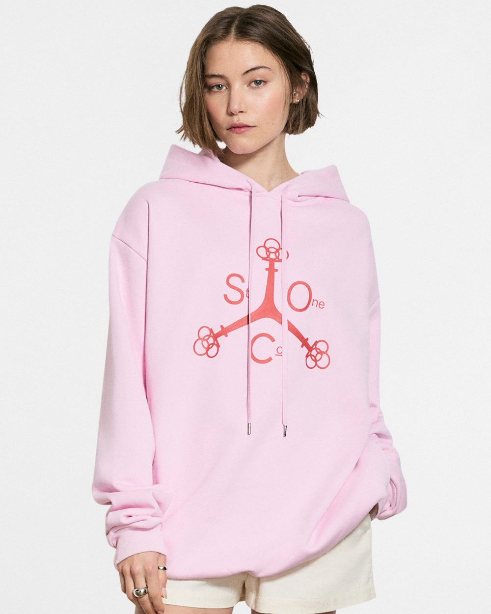 SAINT ONE HOODIE // BUBBLEGUM PINK