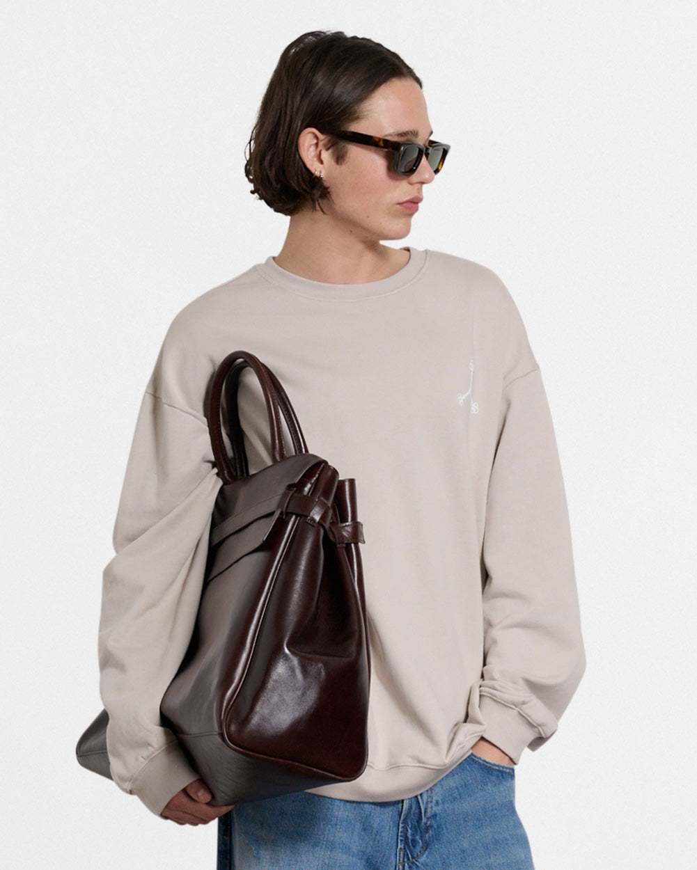 PRIMA OCTO SWEATSHIRT // LIGHT TAUPE