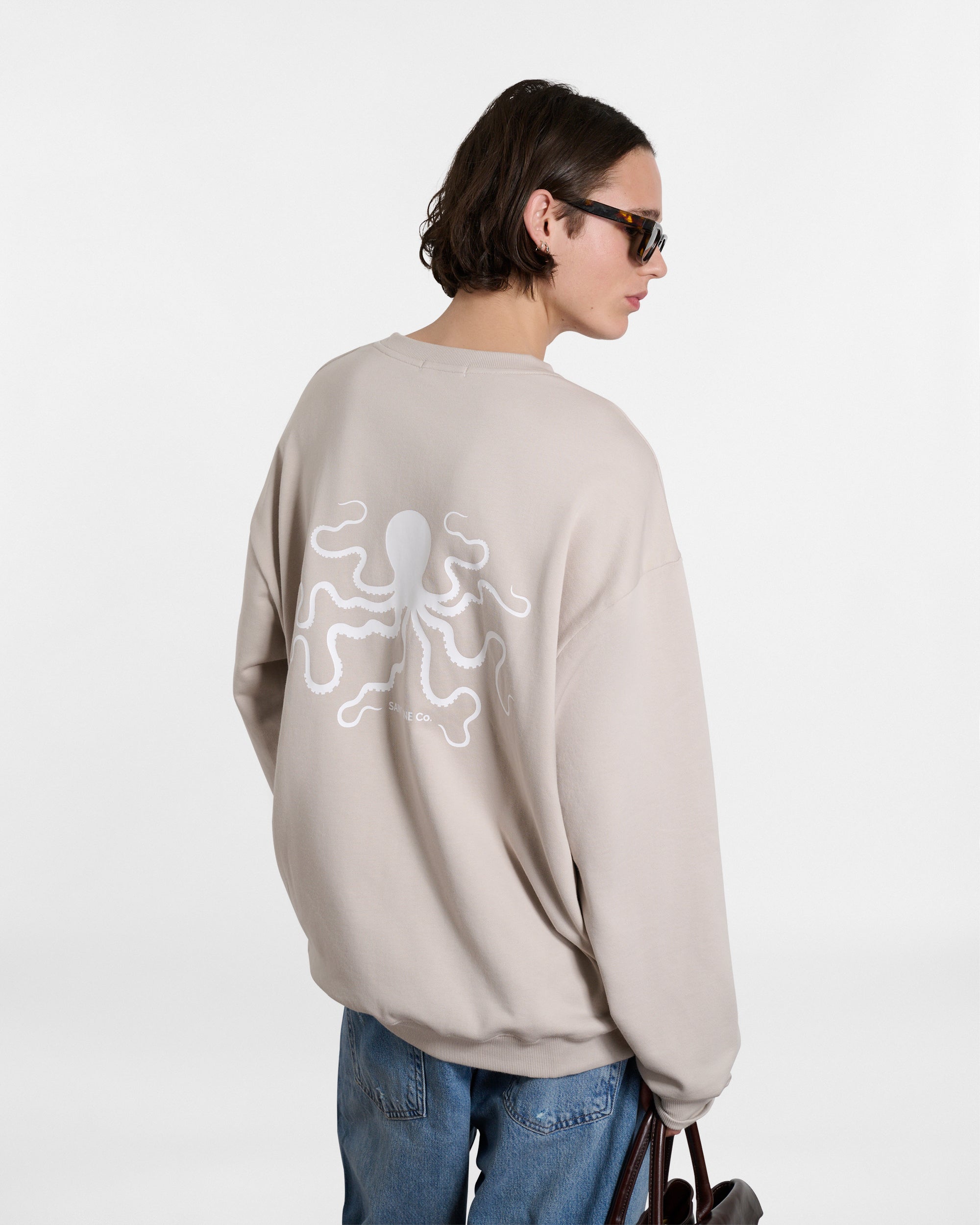 PRIMA OCTO SWEATSHIRT // LIGHT TAUPE