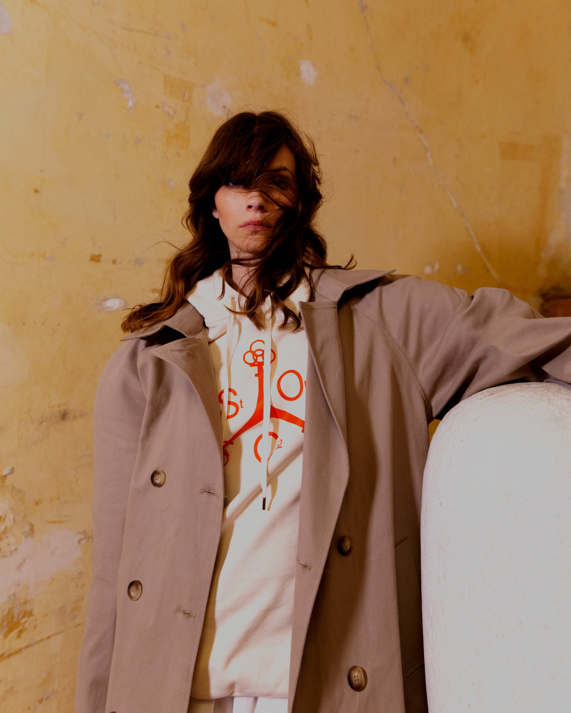 SAINT ONE HOODIE // CREAM