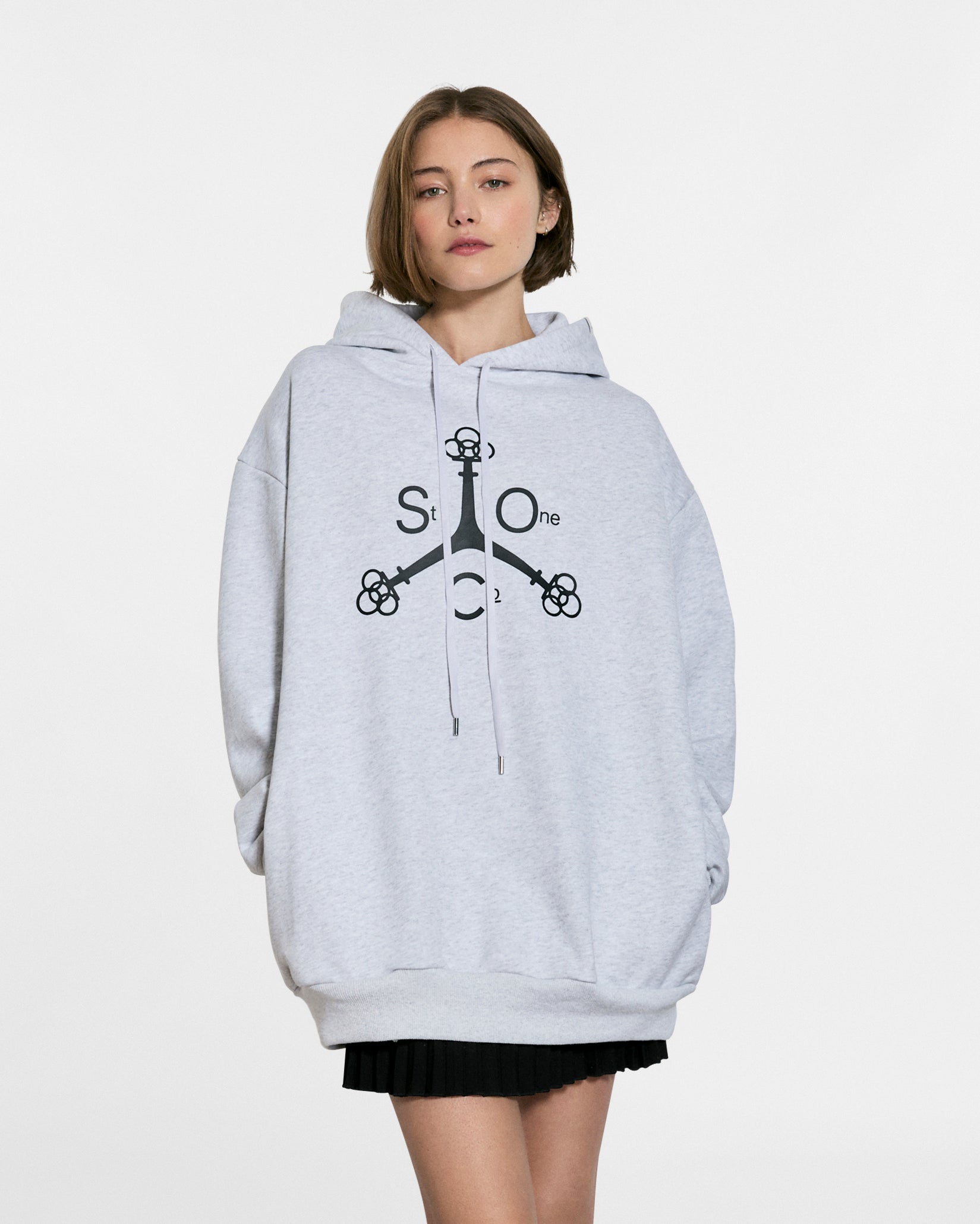 SAINT ONE HOODIE // LIGHT HEATHER