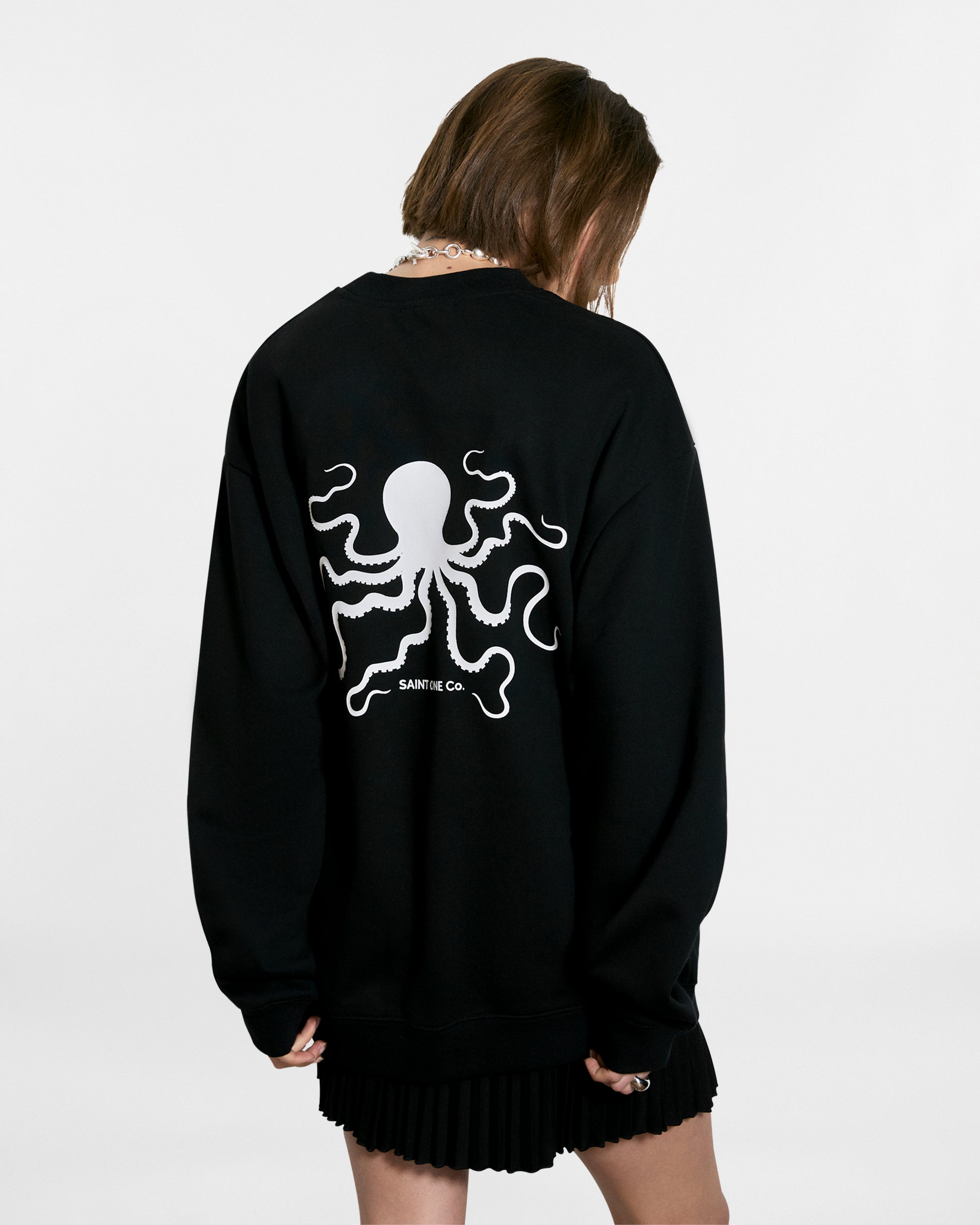 PRIMA OCTO SWEATSHIRT // BLACK