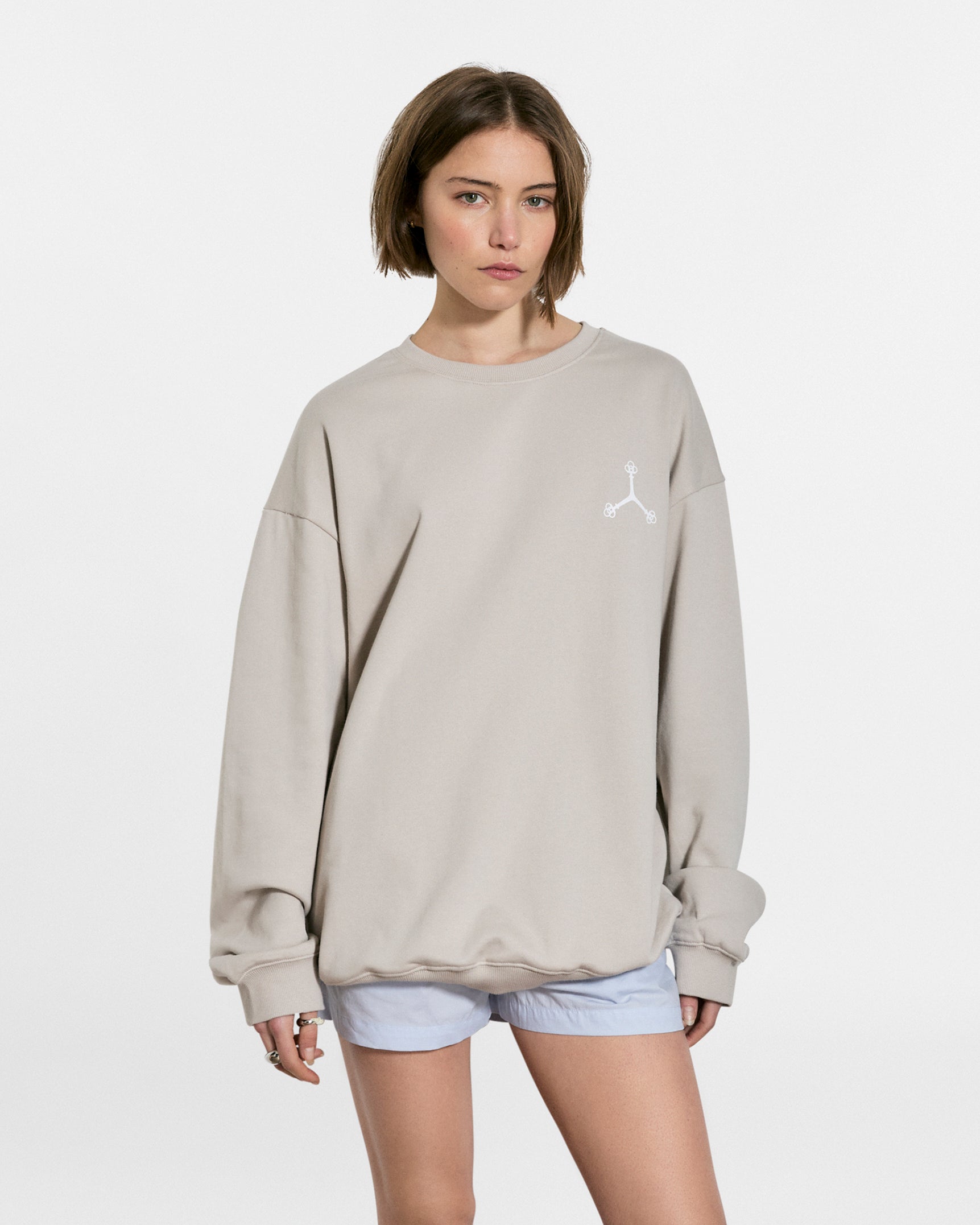 PRIMA OCTO SWEATSHIRT // LIGHT TAUPE