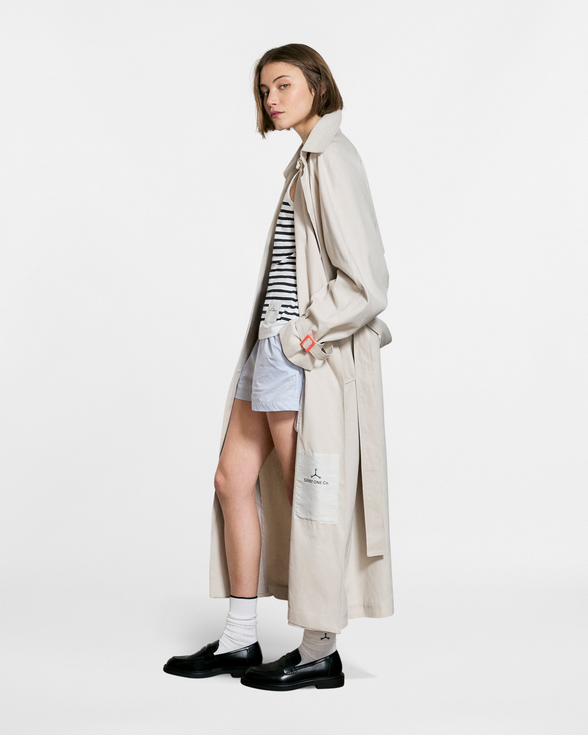 IDOLS TRENCH COAT // SAND x FANTA