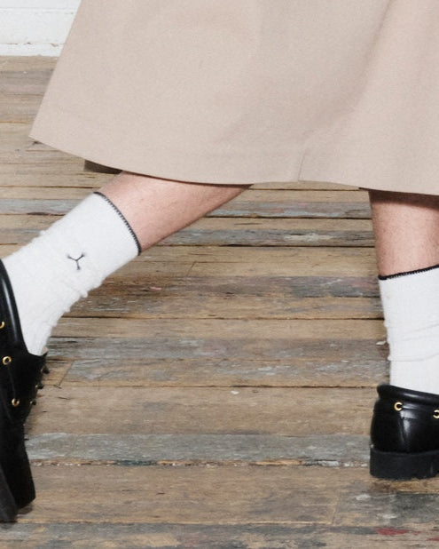 X.TWENTY SOCKS // WHITE x BLACK