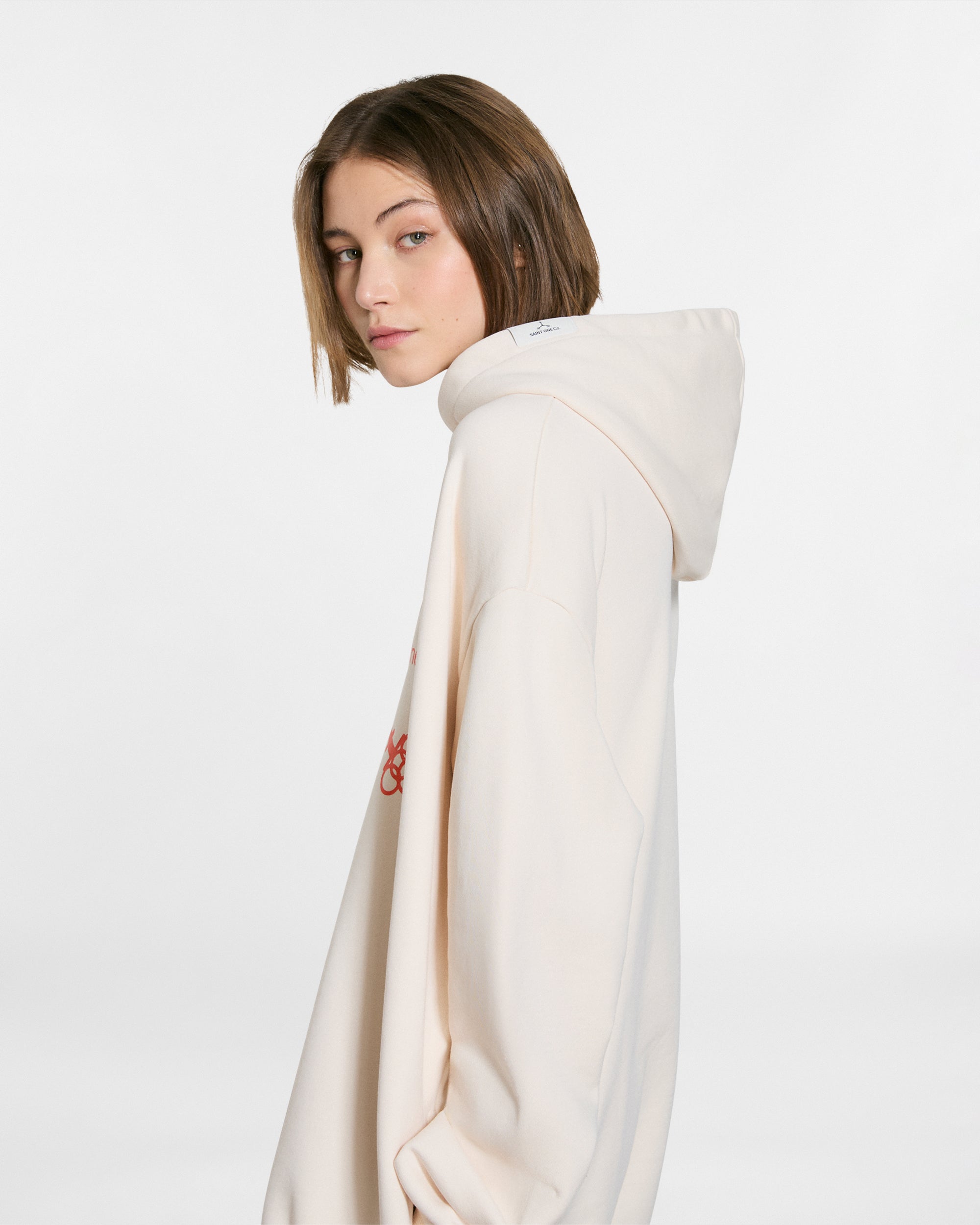 SAINT ONE HOODIE // CREAM