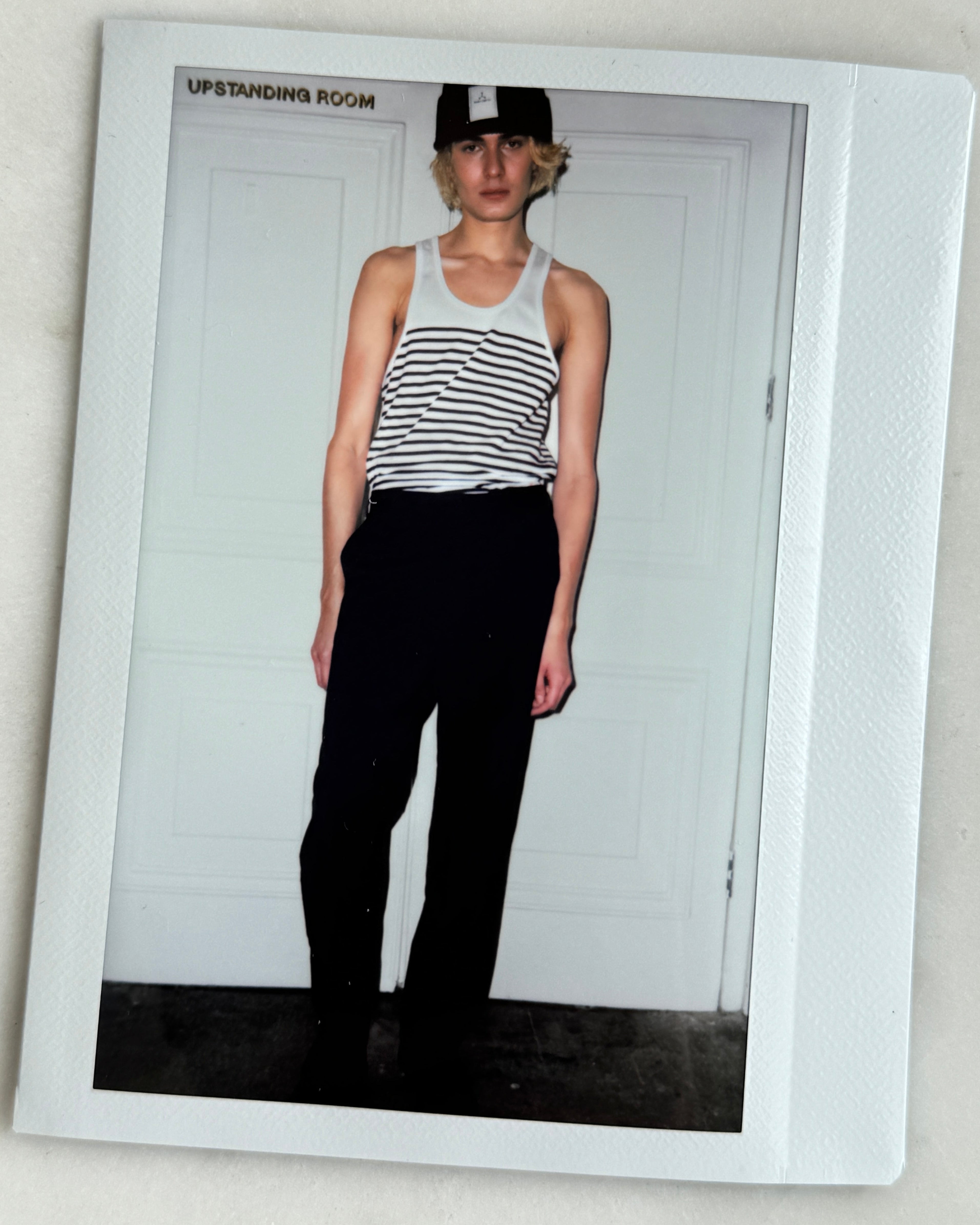 XVI.FIVE VEST // WHITE x DARK NAVY