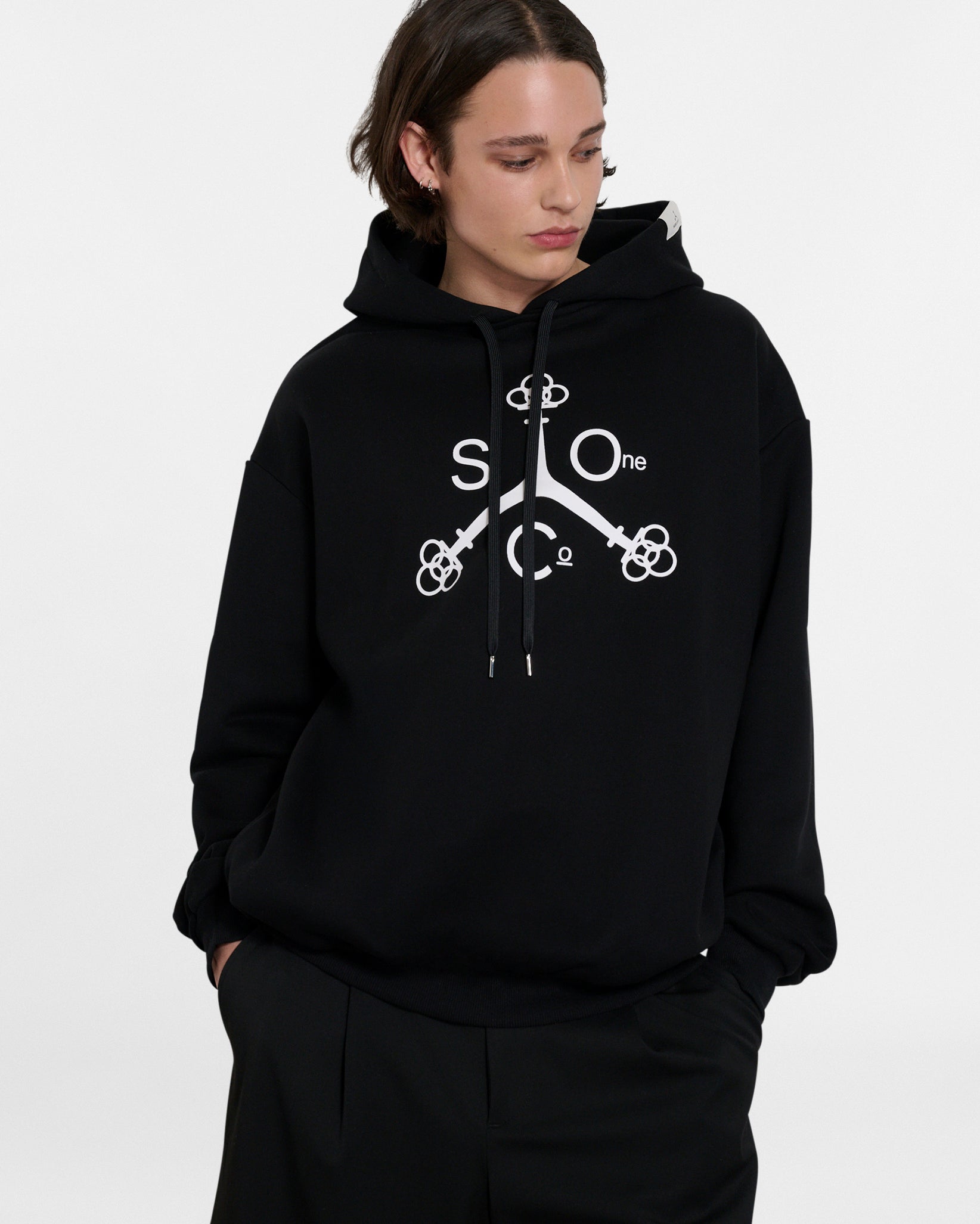 SAINT ONE HOODIE // BLACK