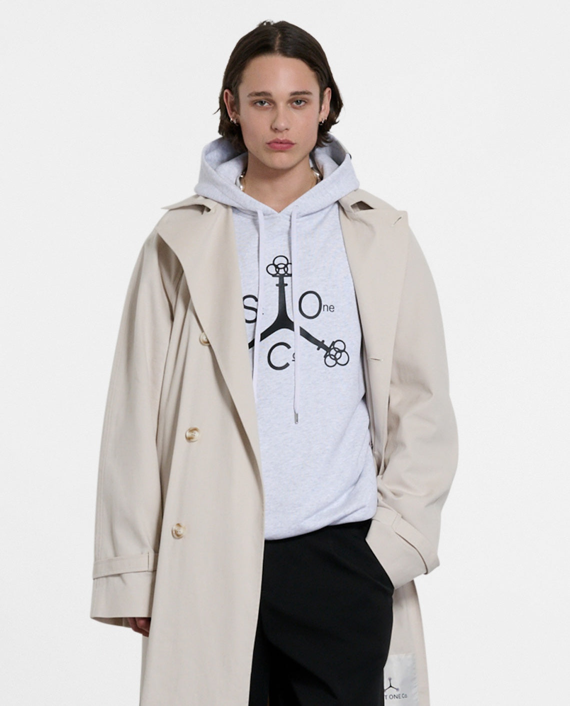 IDOLS TRENCH COAT // STONE x ONYX