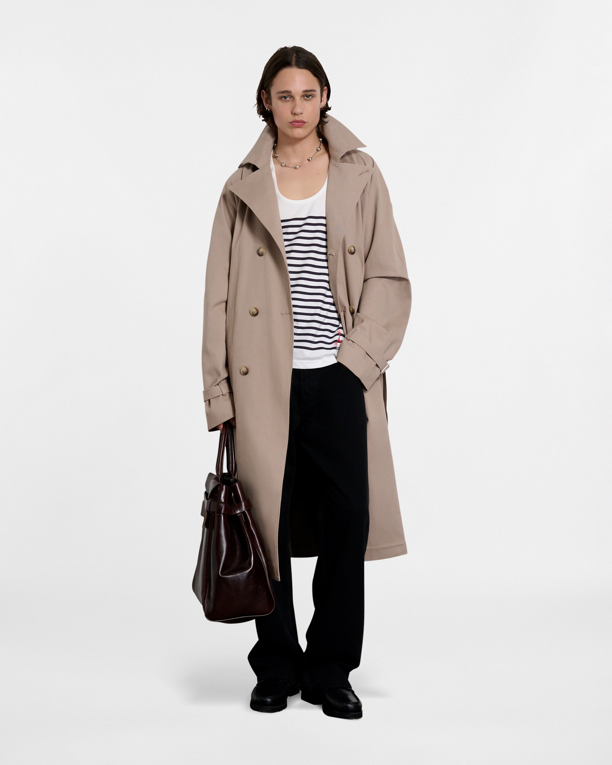 IDOLS TRENCH COAT // TAUPE x OYSTER