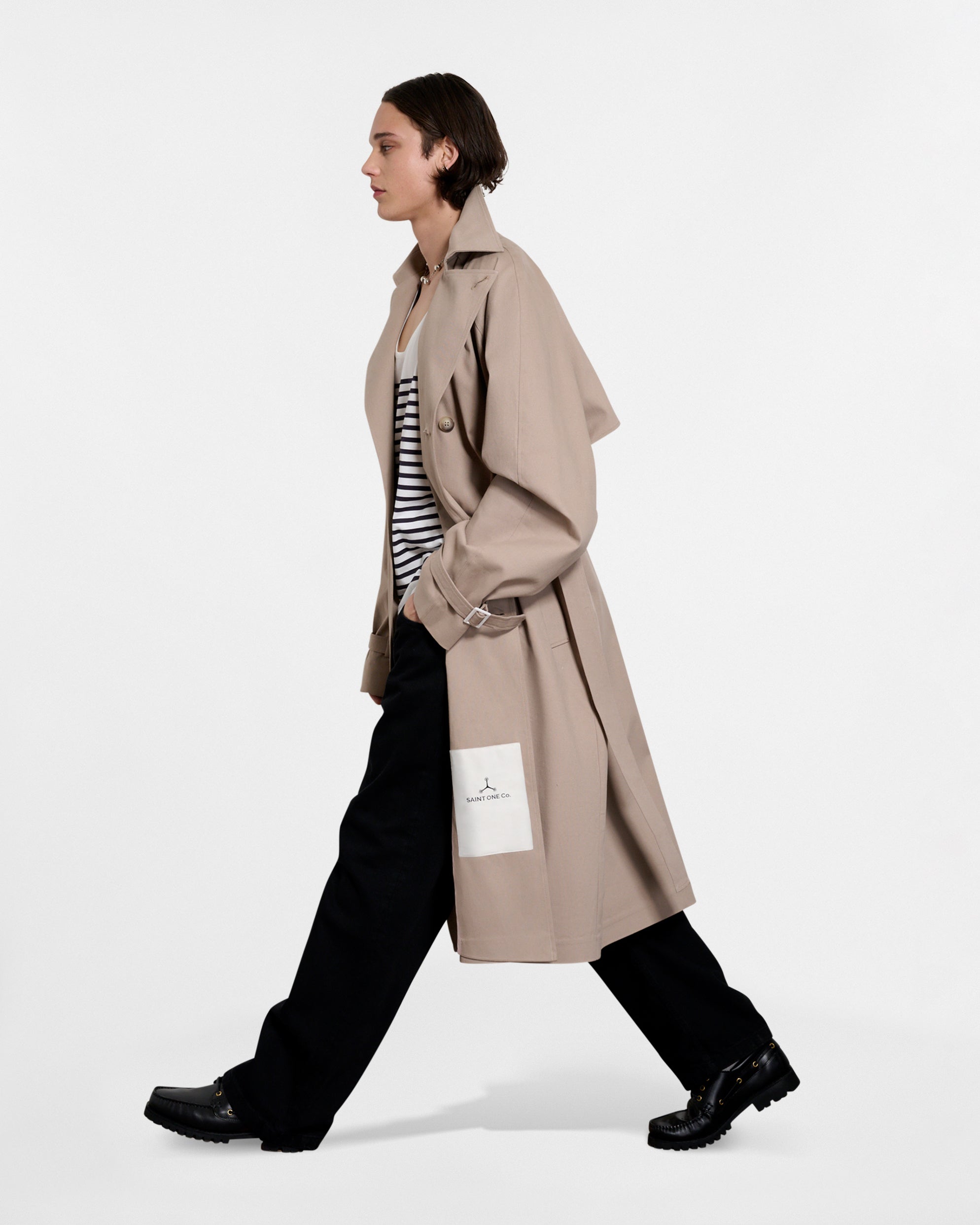 IDOLS TRENCH COAT // TAUPE x OYSTER