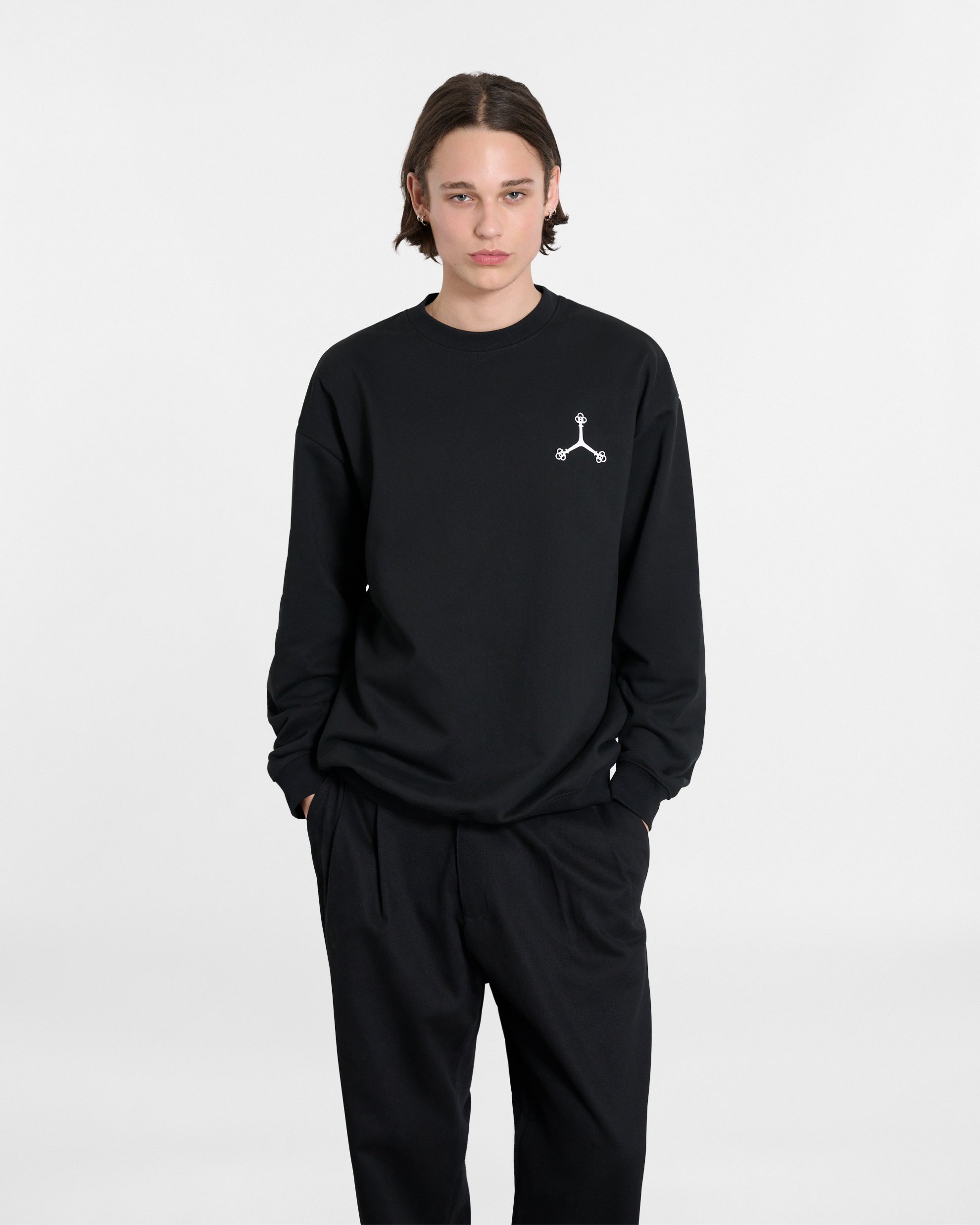 PRIMA OCTO SWEATSHIRT // BLACK