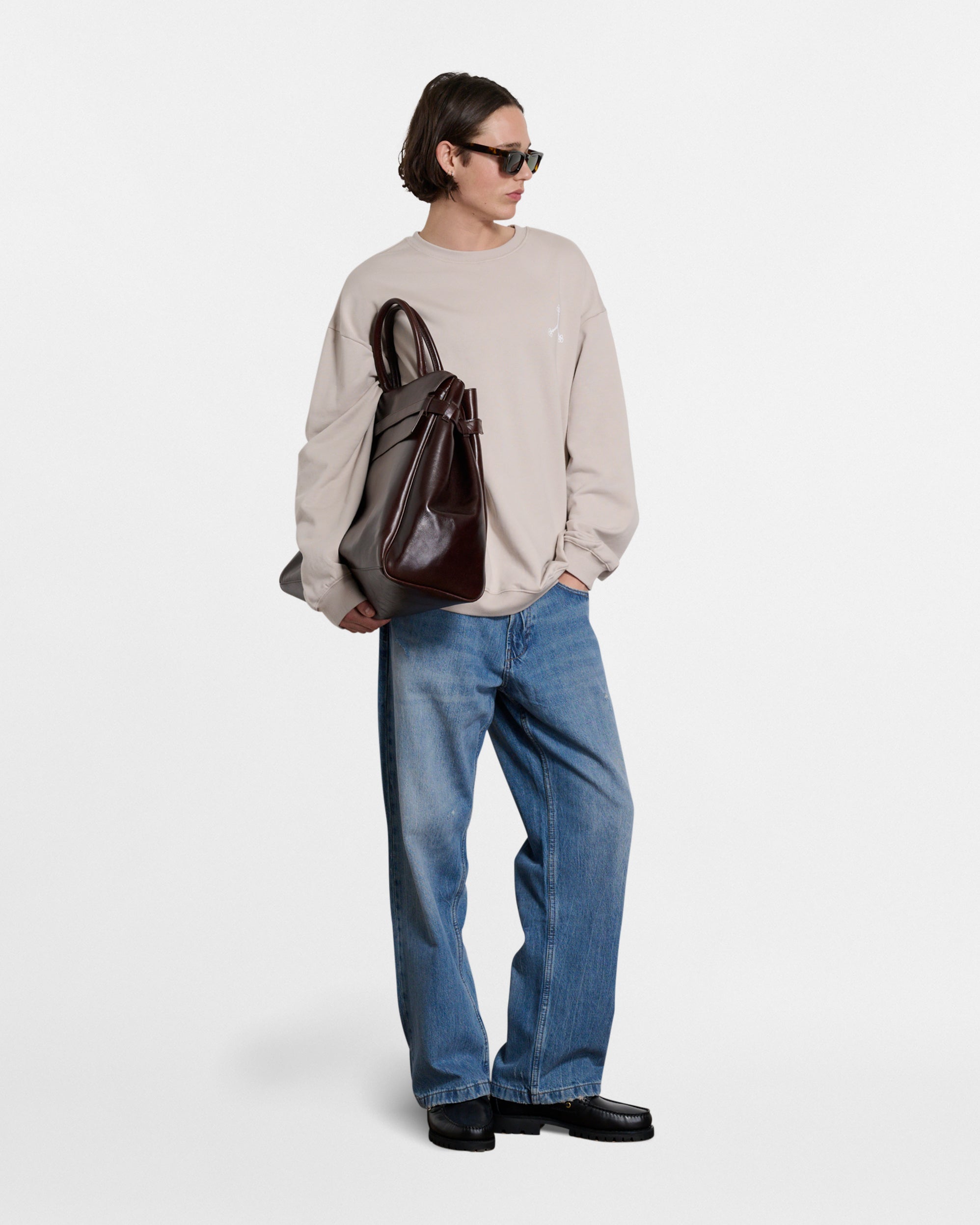 PRIMA OCTO SWEATSHIRT // LIGHT TAUPE