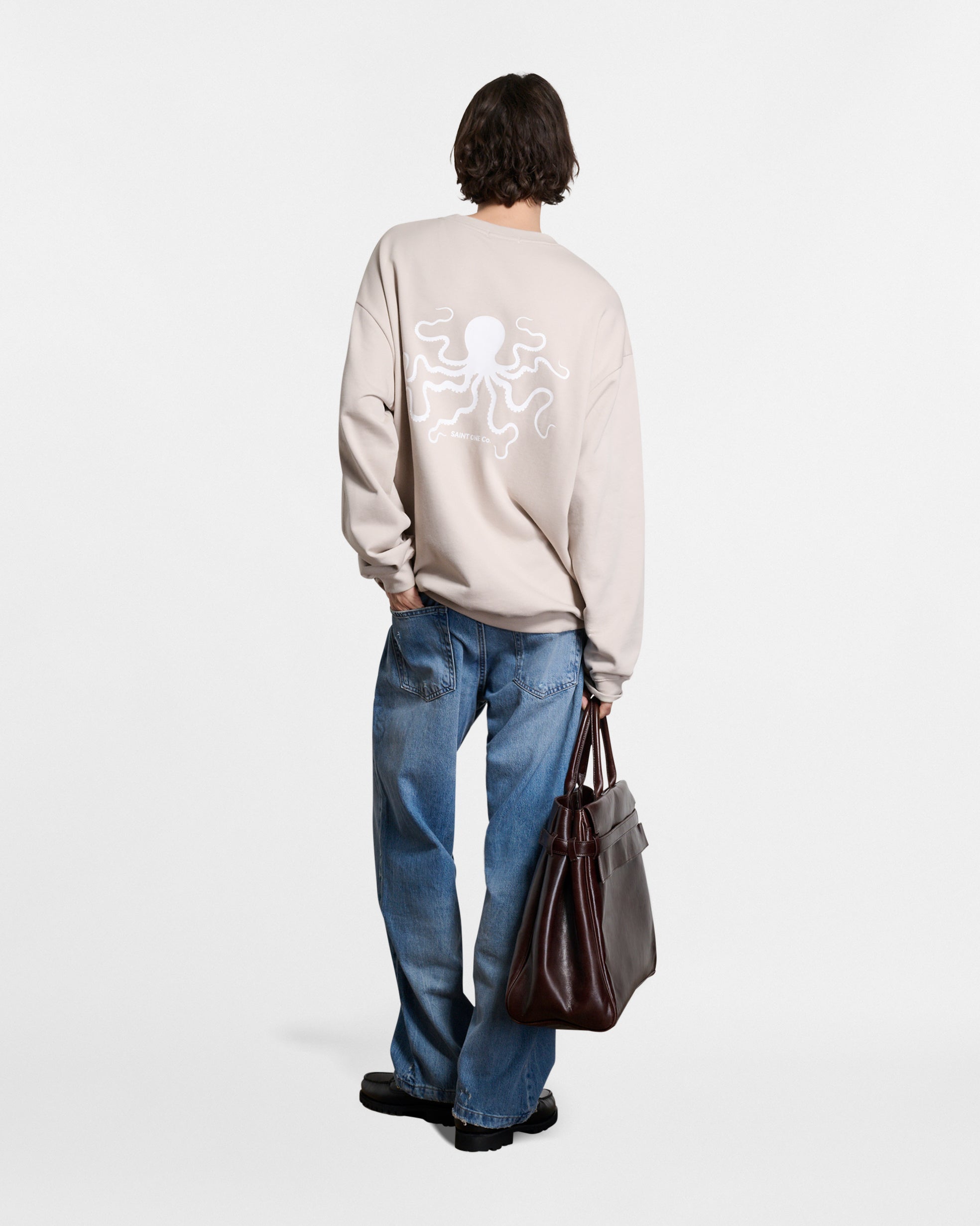 PRIMA OCTO SWEATSHIRT // LIGHT TAUPE