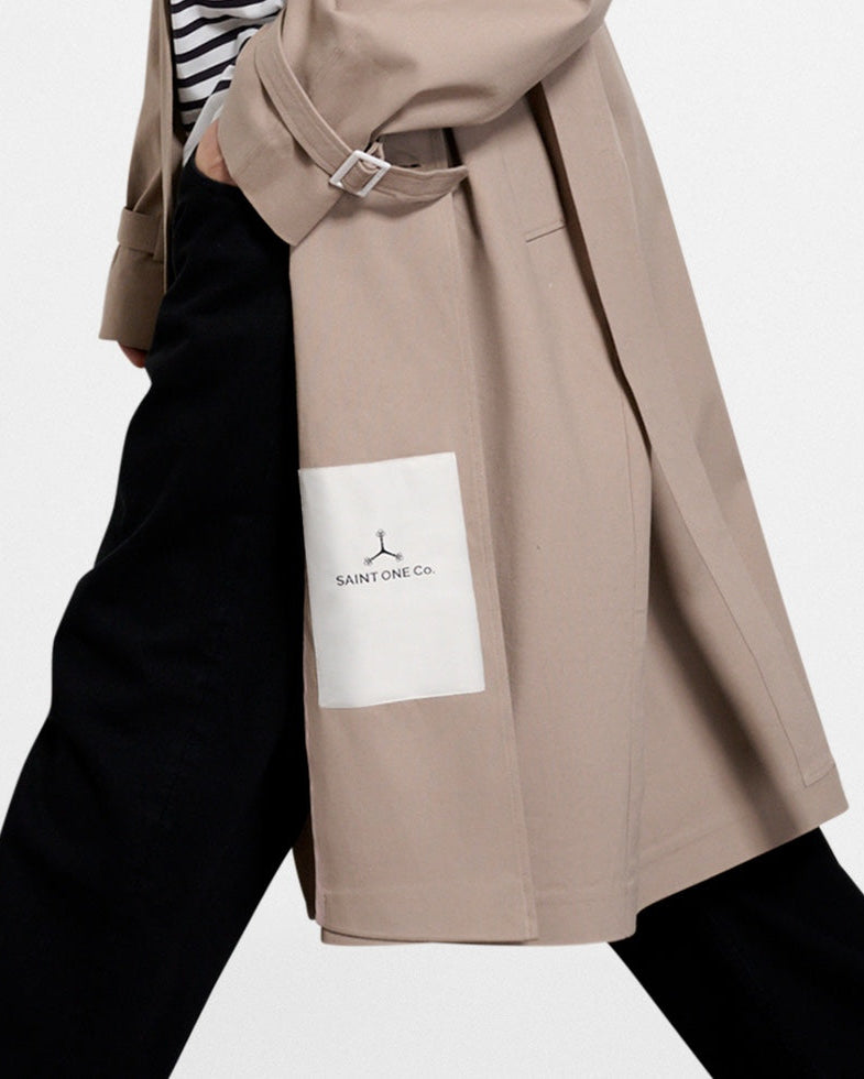 IDOLS TRENCH COAT // TAUPE x OYSTER