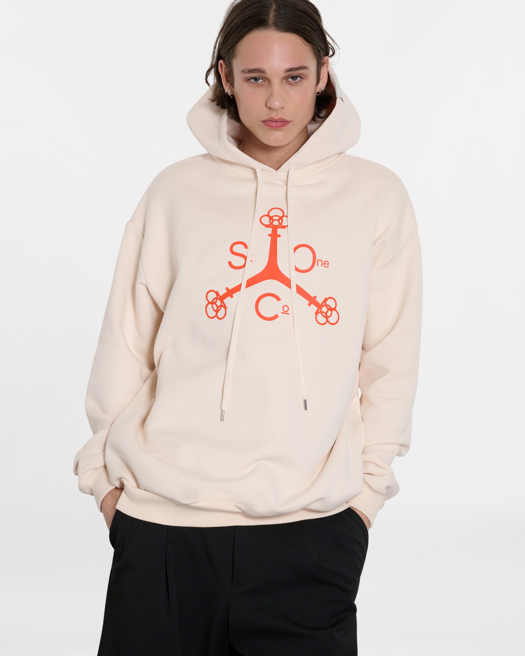 SAINT ONE HOODIE // CREAM